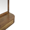 Mango Lounge Mirror with Shelf