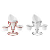 Hollywood French Fry Cone With 2 Dip Dishes And Metal Stand