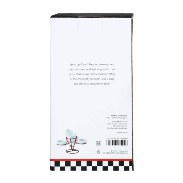 0722627_pkg_03__28686.1754509433.jpg Hollywood French Fry Cone With 2 Dip Dishes On Red Stand