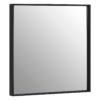 Loretta Matt Black Large Square Wall Mirror