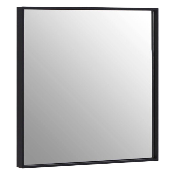 Loretta Matt Black Large Square Wall Mirror