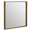 Ando Medium Square Gold Finish Wall Mirror
