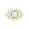 Mataram Natural Rattan Eye Shape Wall Mirror