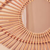 Mataram Natural Rattan Eye Shape Wall Mirror