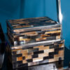 Buffalo Horn Trinket Boxes - Set of 2