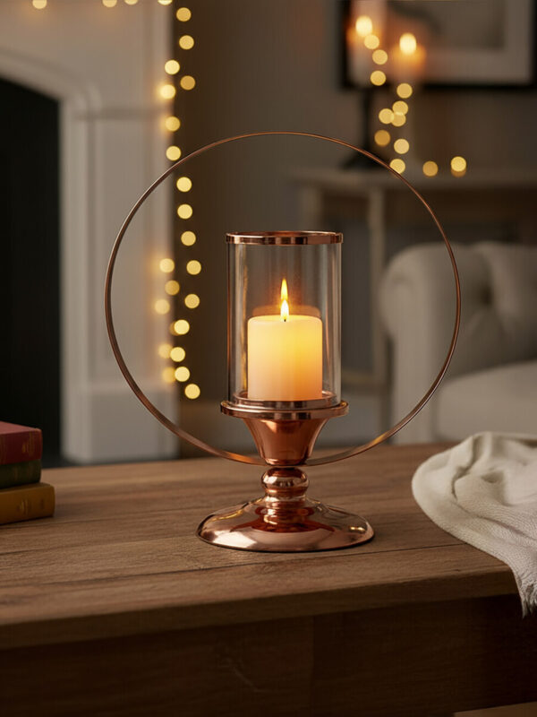 Kensington Townhouse Small Metal Candle Holder