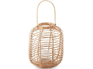 Mataram Tall Natural Rattan Lantern