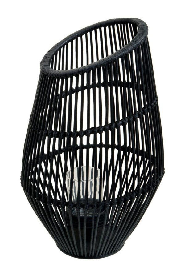 Mataram Black Rattan Lantern