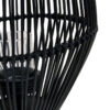 Mataram Large Black Natural Rattan Lantern
