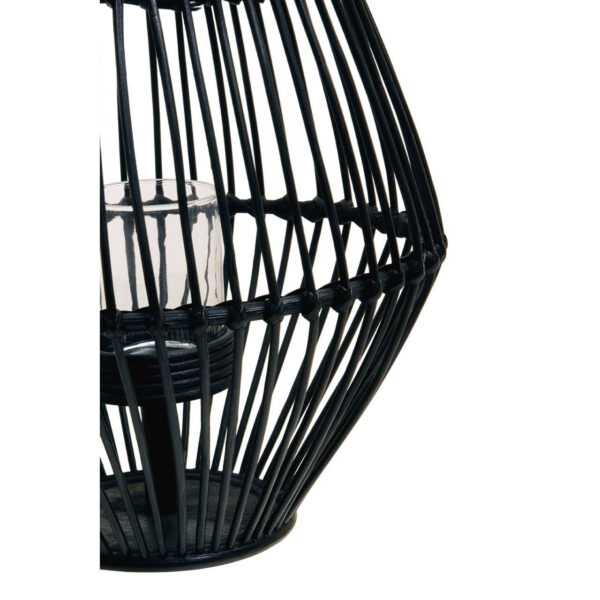 Mataram Black Lantern With Hoop Handle