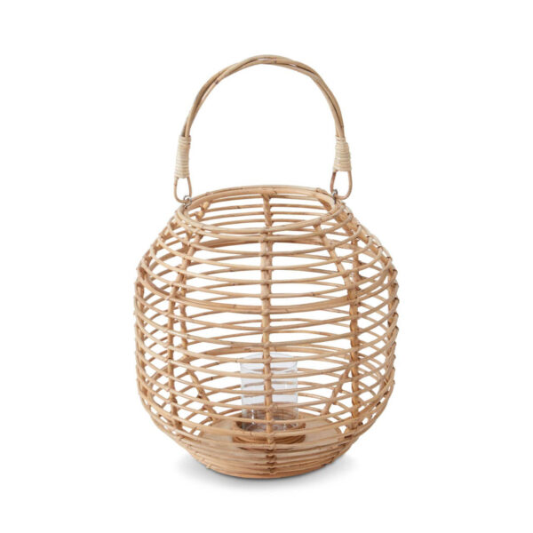 Mataram Natural Rattan Round Lantern