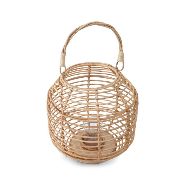 Mataram Natural Rattan Round Lantern