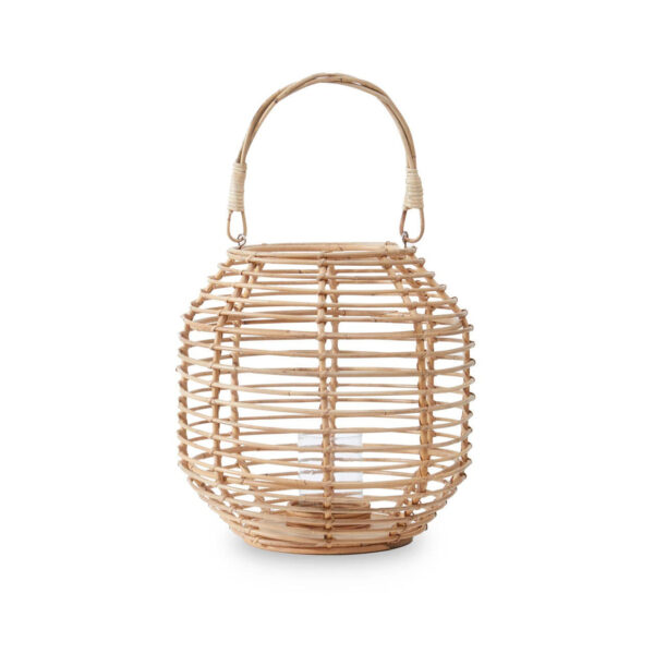 Mataram Natural Rattan Round Lantern