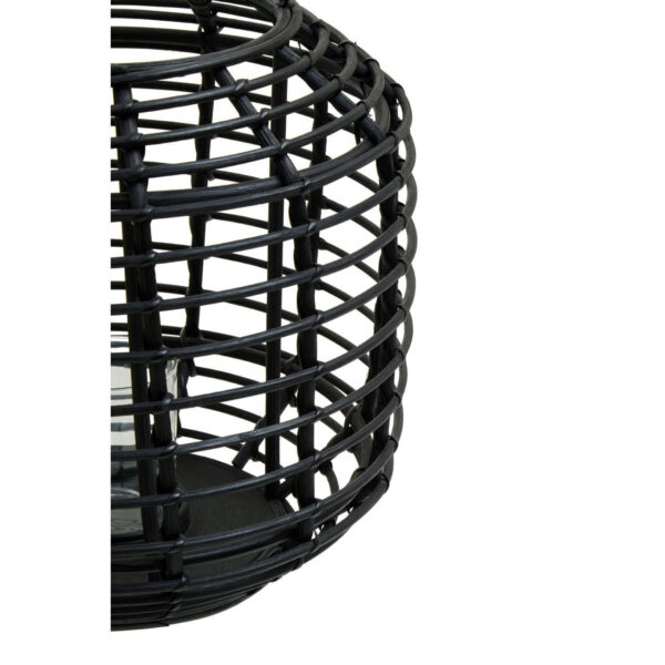 Mataram Black Rattan Lantern