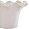 Sonata Small Cream Fluted Vase