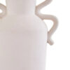 Sonata Large White Vase with Abstract Handles