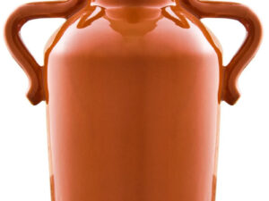1411767__97108.1778512008.jpg Sonata Large Burnt Orange Vase with Abstract Handles