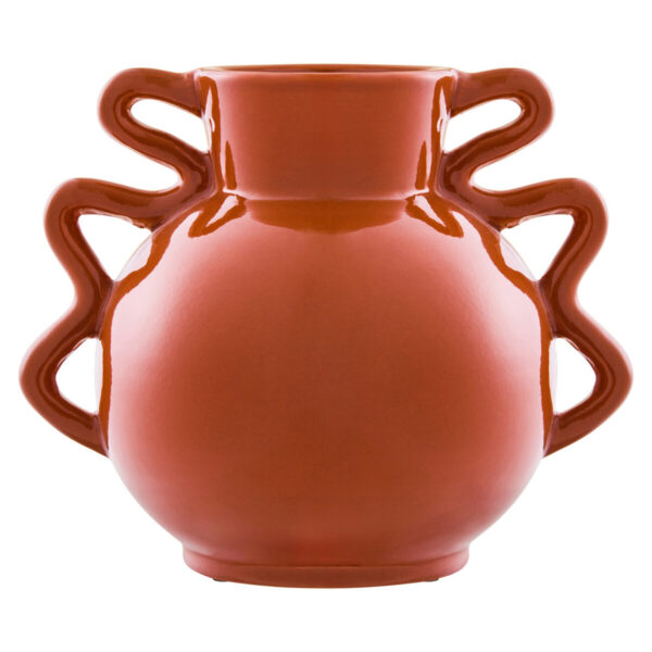 1411768__22756.1778518448.jpg Sonata Small Burnt Orange Vase with Abstract Handles