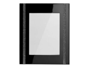 2300691__25915.1754506073-1.jpg Opulence Silver Plate Steel Black 4 x 6 Photo Frame