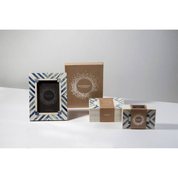 Bowerbird 4 x 6 Chevron Photo Frame