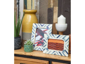 2300905_liv_01__43076.1754506415.jpg Bowerbird 5 x 7 Chevron Photo Frame