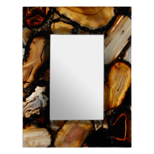 Opulence Silver Plate Steel Black 4 x 6 Photo Frame