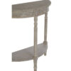 Heritage Half Moon Natural Wash Wooden Console Table