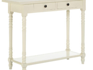 Heritage 2 Drawer Ivory Wooden Console Table