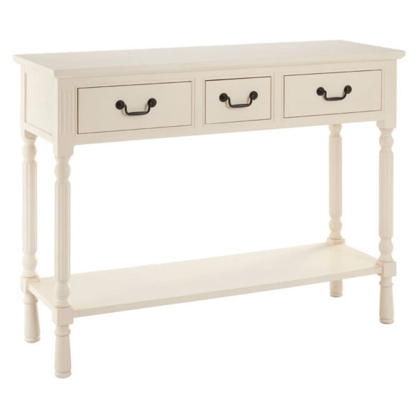 2404279_01__86388.1767160790.jpg Heritage 3 Drawer Ivory Wooden Console Table