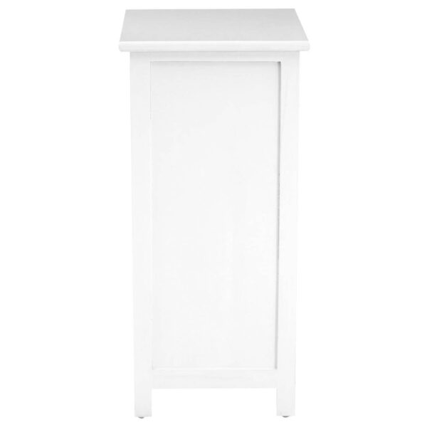 New England White 3 Drawers Chest