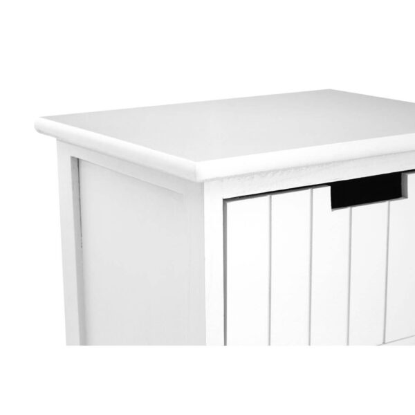 New England White 3 Drawers Chest