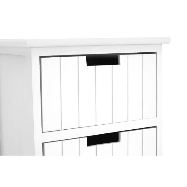 New England White 3 Drawers Chest