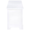 New England White Storage Bench with 4 Drawers
