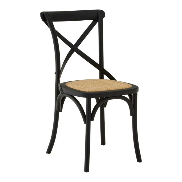 Lyon White Oak Wood Chair Weave Seat