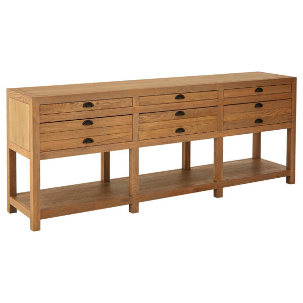 2404972_01__63160.1754509125.jpg Lyon Washed Grey Oak Wood Console Table with Drawers