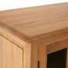 Lyon Oak Wood Sideboard with Washed Grey Finish