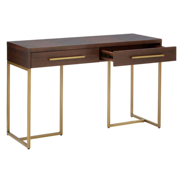 Brando Acacia Wood Effect Console Table with Drawers