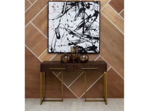 Brando Acacia Wood Effect Console Table with Drawers