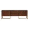 Brando Acacia Wood Effect Media Unit
