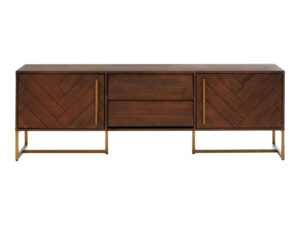 Brando Acacia Wood Effect Media Unit