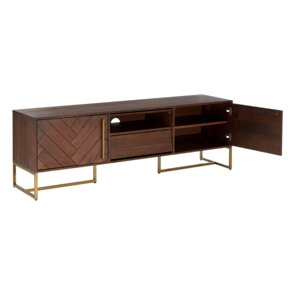 Brando Acacia Wood Effect Media Unit
