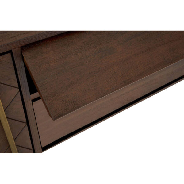 Brando Acacia Wood Effect Media Unit