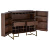 Brando Acacia Wood Effect Drinks Cabinet