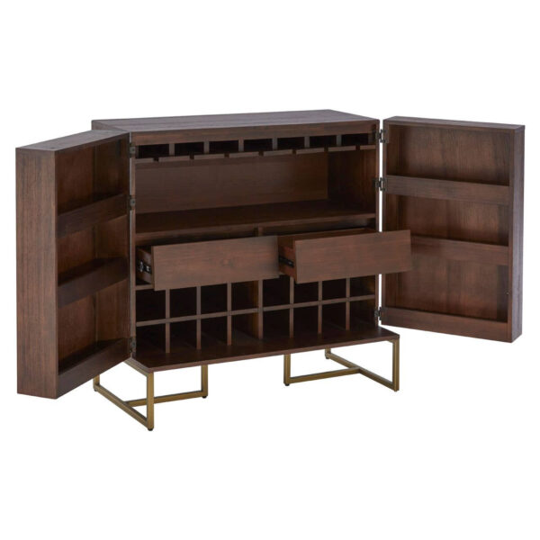 Brando Acacia Wood Effect Drinks Cabinet