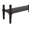 Heritage Black Rectangular Wooden Console Table