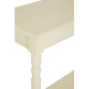 Heritage Ivory Rectangular Wooden Console Table