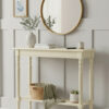 Heritage Ivory Rectangular Wooden Console Table