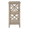 Heritage Two Tier Natural Wash Wooden Bookshelf