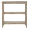 Heritage Two Tier Natural Wash Wooden Bookshelf