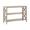 Heritage Natural Wash Two Tier Wooden Bookshelf